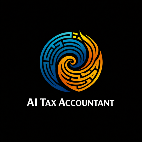 Contador Fiscal con IA - Logo completo de la empresa con nombre de marca